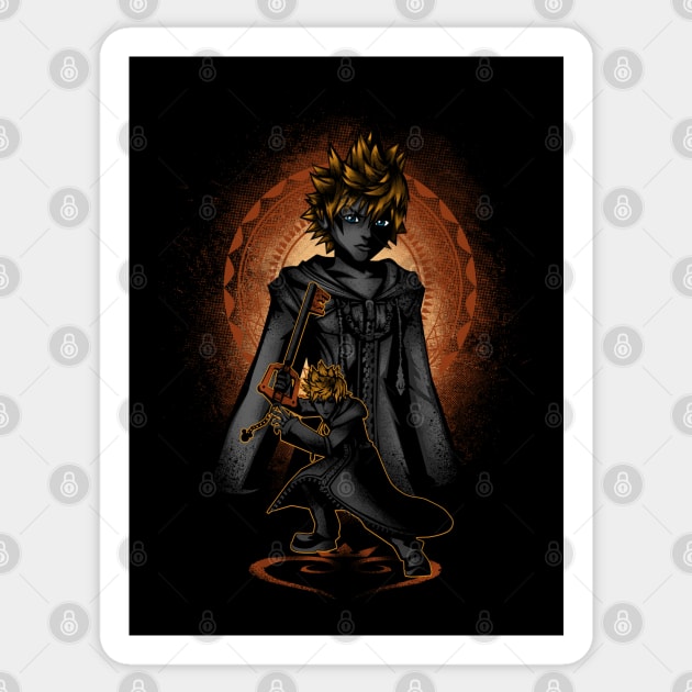 The Key of Destiny Roxas Sticker by HyperTwenty